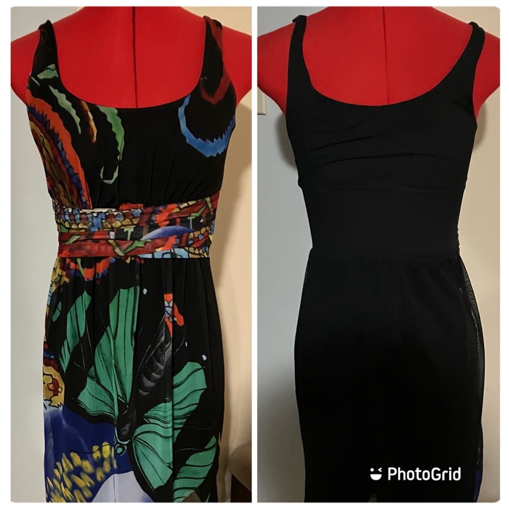 Disigual by Christian LaCroix, cute, colorful scoop neck dress. Never worn. SzXS